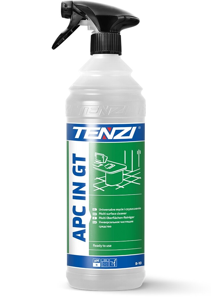 Plastikinių paviršių ir odos valymo priemonė TENZI APC In GT 1L kaina ir informacija | Valikliai | pigu.lt