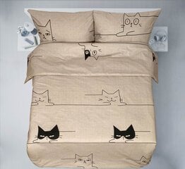 Детское постельное белье Cats 3 части, 90x120 цена и информация | Детское постельное бельё | pigu.lt