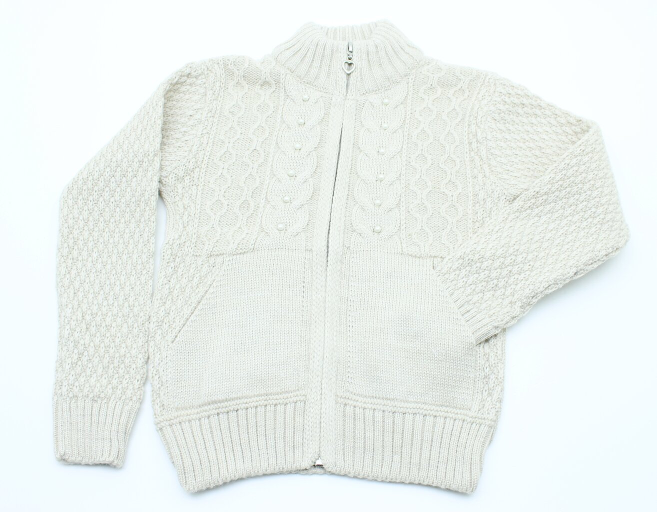 Megztiniai mergaitėms su užtrauktuku kaina ir informacija | Megztiniai, bluzonai, švarkai mergaitėms | pigu.lt