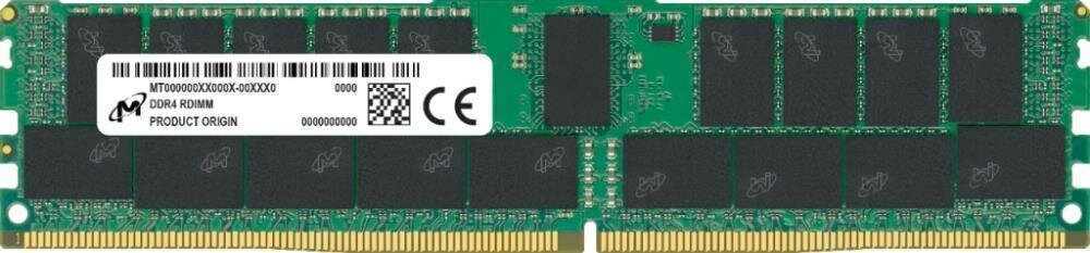 Crucial Micron MTA18ASF4G72PDZ-3G2, RDIMM 32GB DDR4 3200, CL22-22-22, reg ECC, dual ranked x8 kaina ir informacija | Operatyvioji atmintis (RAM) | pigu.lt
