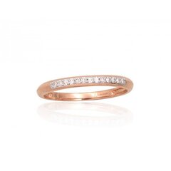 Золотое кольцо с бриллиантами "Токио XLVII" из красного золота 585 пробы 4752263026711 цена и информация | Кольцо | pigu.lt