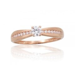 Auksinis žiedas moterims Diamond Sky 4752263026056 kaina ir informacija | Žiedai | pigu.lt