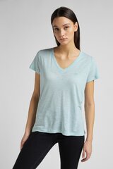 Marškinėliai moterims Lee, mėlyni kaina ir informacija | Marškinėliai moterims | pigu.lt