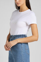 Marškinėliai moterims Lee, balti kaina ir informacija | Marškinėliai moterims | pigu.lt