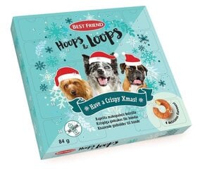 „Best Friend Hoops & Loops“ Advento kalendorius 84g kaina ir informacija | Skanėstai šunims | pigu.lt