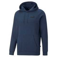 Мужской спортивный джемпер Puma Ess Small Logo Hoodie 586691 97, синий цена и информация | Мужская спортивная одежда | pigu.lt