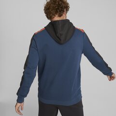 Мужской джемпер Puma Ess+ Block Hoodie 849036 73, черный/оранжевый/синий цена и информация | Мужская спортивная одежда | pigu.lt