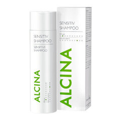 Jautrios galvos odos šampūnas Alcina Sensitiv Shampoo, 250 ml kaina ir informacija | Šampūnai | pigu.lt