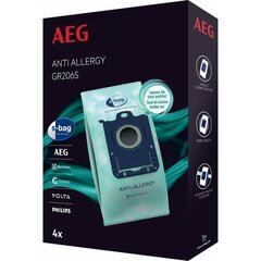 Сменный мешок для пылесоса Aeg GR206S 4 uds цена и информация | Аксессуары для пылесосов | pigu.lt