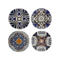 Подставка под горячее DKD Home Decor Kорка Mandala Dolomite (20 x 20 x 1 cm) (4 штук) цена и информация | Скатерти, салфетки | pigu.lt