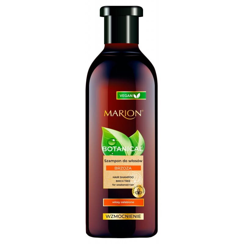 Šampūnas nusilpusiems plaukams Beržas Marion Botanical Strengthening, 400ml цена и информация | Šampūnai | pigu.lt