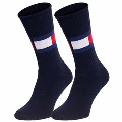 Мужские носки Tommy Hilfiger, 2 пары, джинсовые/бежевые 382000001 024 44347 цена и информация | Мужские носки | pigu.lt