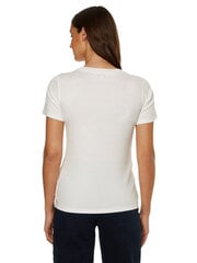 Tommy Hilfiger moteriški marškinėliai 50211, balti kaina ir informacija | Marškinėliai moterims | pigu.lt