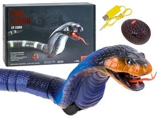 Nuotoliniu būdu valdoma gyvatė - kobra, mėlyna kaina ir informacija | Žaislai berniukams | pigu.lt