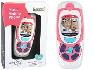 Žaislinis mobilusis telefonas, rožinis kaina ir informacija | Lavinamieji žaislai | pigu.lt