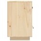 Naktinės spintelės, 2vnt., Pušies medienos masyvas, 40x34x55cm, ruda kaina ir informacija | Spintelės prie lovos | pigu.lt
