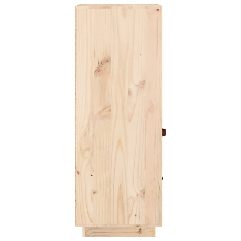 Komoda, Pušies medienos masyvas, 34x40x108,5cm, ruda цена и информация | Komodos | pigu.lt