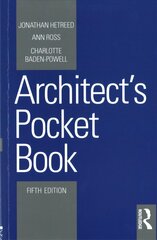 Architect's Pocket Book 5th edition цена и информация | Книги об архитектуре | pigu.lt