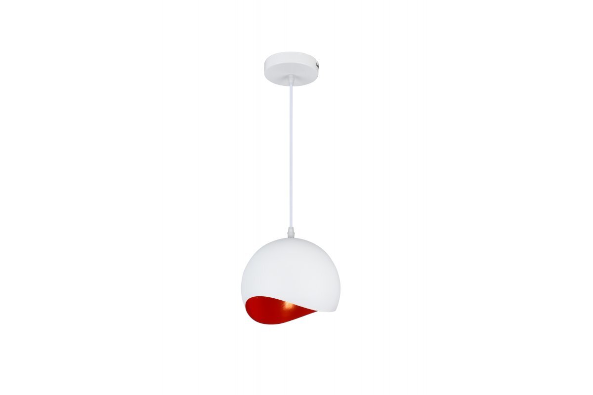 Pakabinamas šviestuvas MAVIA, 20 cm, white/red 4963 kaina ir informacija | Pakabinami šviestuvai | pigu.lt