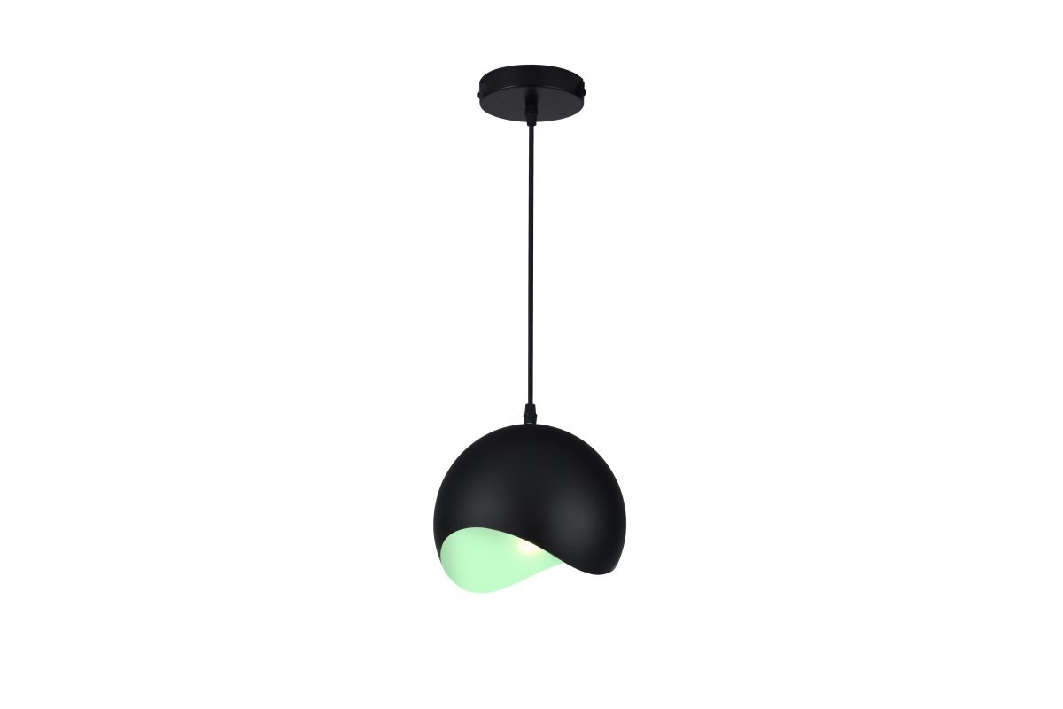 Pakabinamas šviestuvas MAVIA, 20 cm, black/green 1839 kaina ir informacija | Pakabinami šviestuvai | pigu.lt