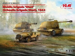 Klijuojamas modelis ICM DS3517 Mobile brigade West Schnelle Brigade West 1943 1/35 kaina ir informacija | Klijuojami modeliai | pigu.lt