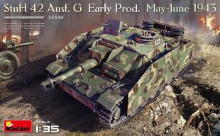 Klijuojamas modelis MiniArt 35349 StuH 42 Ausf. G Early Prod (May-June 1943) 1/35 цена и информация | Склеиваемые модели | pigu.lt
