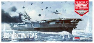 Klijuojamas modelis Academy 14229 USS Yorktown CV-5 Battle of Midway 1/700 цена и информация | Склеиваемые модели | pigu.lt