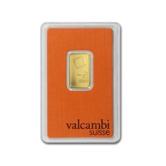 5 g investicinio aukso luitas Valcambi 999.9 kaina ir informacija | Investicinis auksas, sidabras | pigu.lt