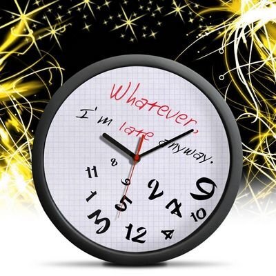 Laikrodis vėluojantiems Whatever O'clock, 30 cm цена и информация | Originalūs laikrodžiai | pigu.lt