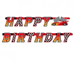 Гирлянда из бумаги «Happy Birthday», 220 x 17 см, PF-GWYG цена и информация | Праздничные декорации | pigu.lt