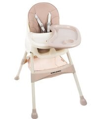 Детский обеденный стул 3 в 1, светло-розовый цена и информация | Стульчики для кормления | pigu.lt