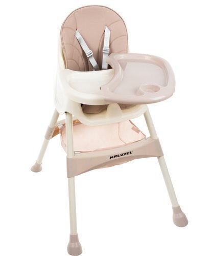 Vaikiška valgomojo kėdutė 3in1, šviesiai rožinė maitinimo kėdutė kaina ir informacija | Maitinimo kėdutės | pigu.lt