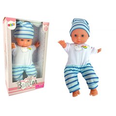 Кукла с пижамой в полоску LeanToys, 30 см цена и информация | Игрушки для девочек | pigu.lt