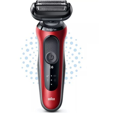 Braun Series 6 61-R1200s AutoSense kaina ir informacija | Barzdaskutės | pigu.lt