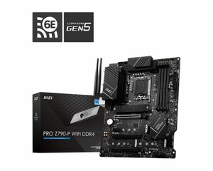 MSI Z790 S1700 ATX/PRO Z790-P WIFI DDR4 kaina ir informacija | Pagrindinės plokštės | pigu.lt