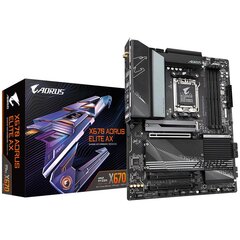 Gigabyte X670AORUSELITEAX1.1 kaina ir informacija | Pagrindinės plokštės | pigu.lt