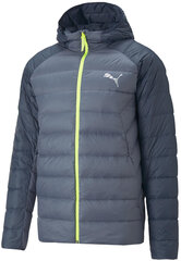 Куртка мужская Puma PackLite Hooded 849355 18/L, синяя цена и информация | Мужские куртки | pigu.lt