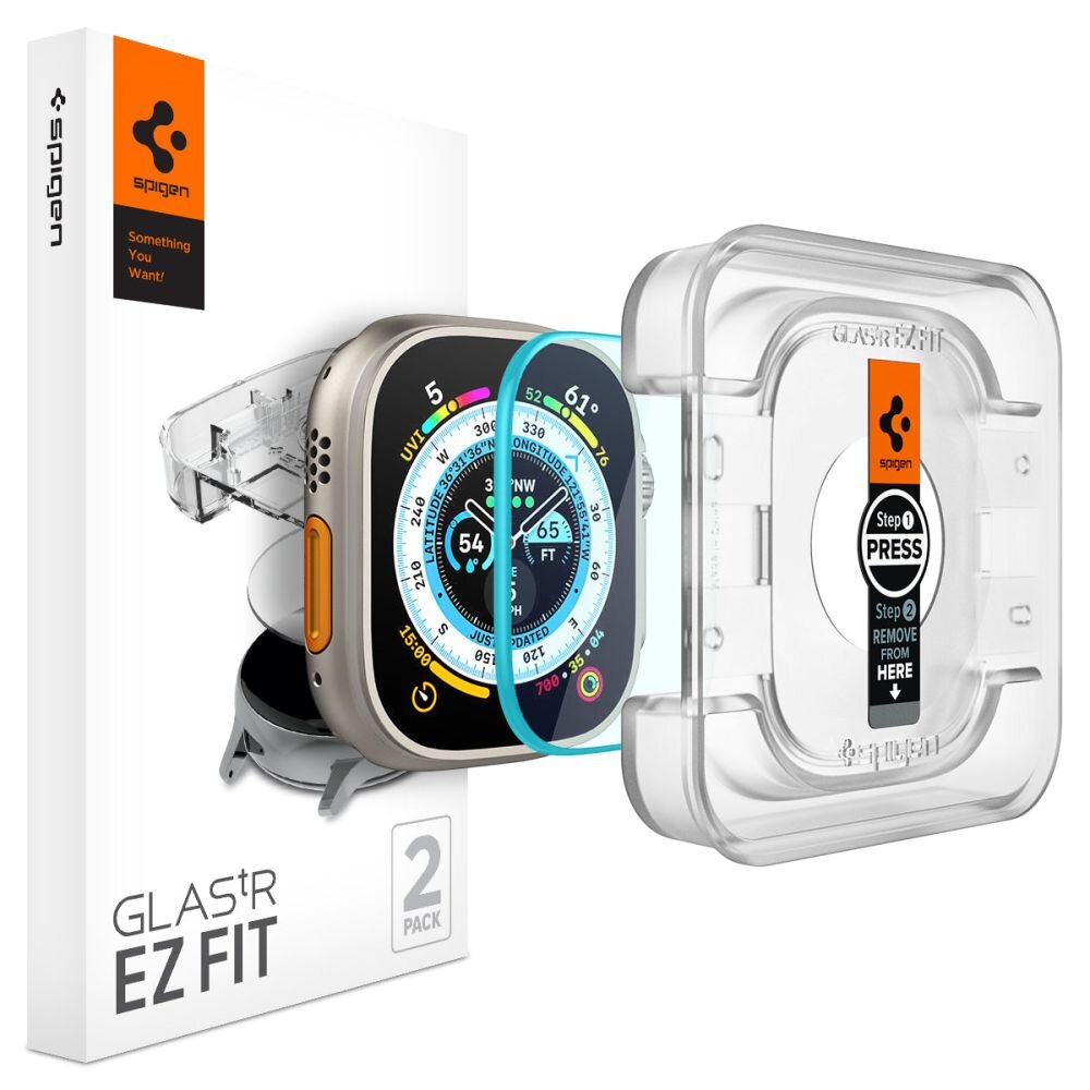 Spigen Glas TR EZ Fit kaina ir informacija | Išmaniųjų laikrodžių ir apyrankių priedai | pigu.lt