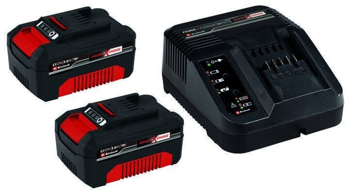 Kroviklis Einhell 4512098 cordless tool battery / charger Battery & charger set kaina ir informacija | Suktuvai, gręžtuvai | pigu.lt