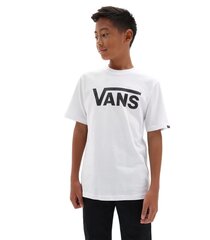Детская футболка Vans Classic VN000IVF*YB2, белая/черная 757969006276 цена и информация | Рубашки для мальчиков | pigu.lt