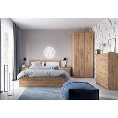 Кровать Aatrium Fribo, 160x200 см, коричневый цвет цена и информация | Кровати | pigu.lt