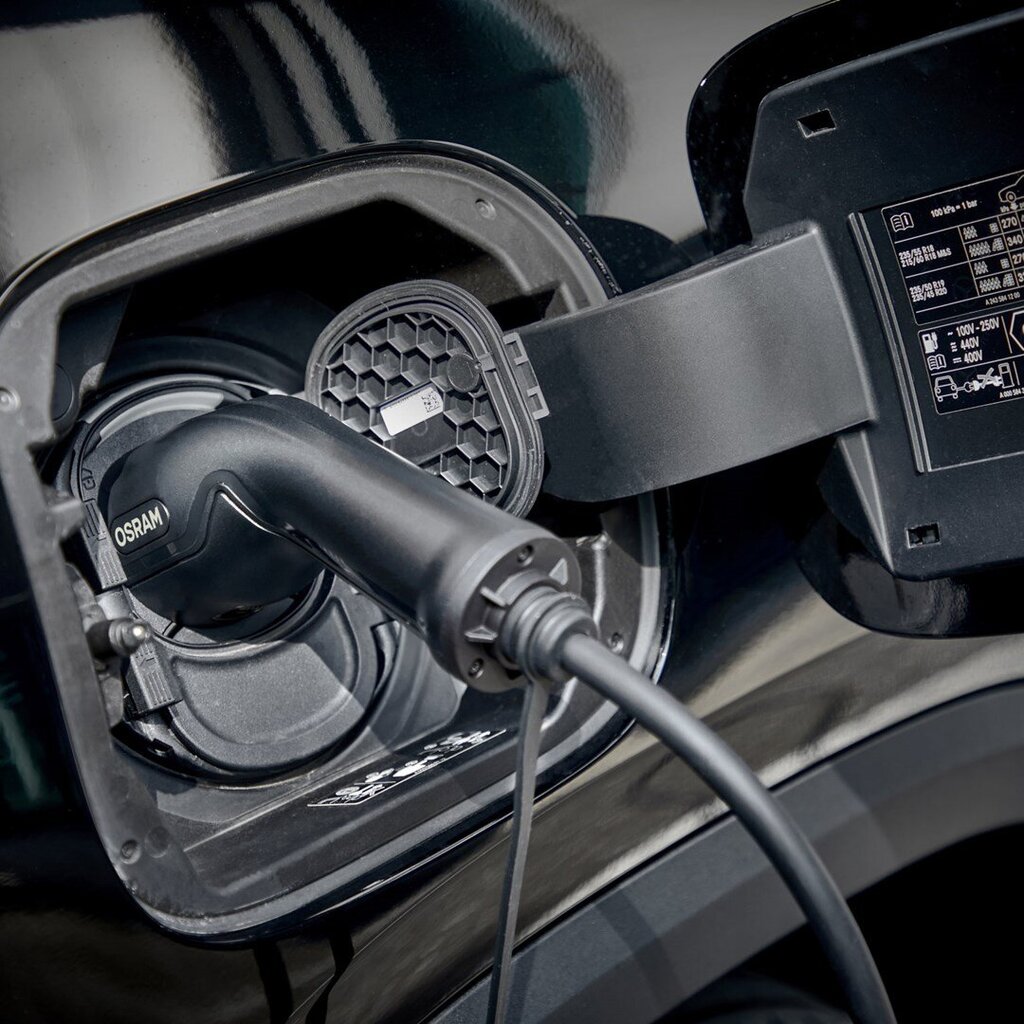 Elektromobilio nešiojamas įkroviklis Osram 7Pin Type - 2, 3,6 kW цена и информация | Elektromobilių įkrovimo stotelės | pigu.lt