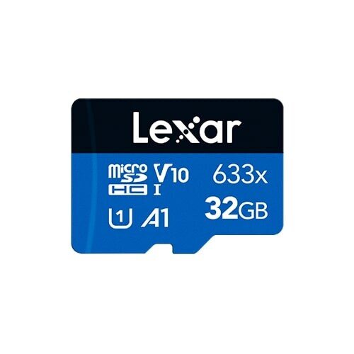 Lexar LMS0633032G-BNNNG MicroSDHC 32 GB (+ SD adapteris) kaina ir informacija | Atminties kortelės telefonams | pigu.lt