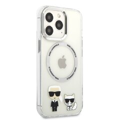 Karl Lagerfeld MagSafe Compatible Case skirtas iPhone 13 Pro, baltas kaina ir informacija | Telefono dėklai | pigu.lt