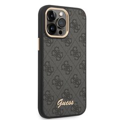 Guess PC/TPU 4G Metal Camera Outline Case for iPhone 14 Pro Black цена и информация | Guess Мобильные телефоны, Фото и Видео | pigu.lt