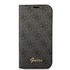 Guess PC/TPU 4G Metal Camera Outline Book Case skirtas iPhone 14 Pro, juodas kaina ir informacija | Telefono dėklai | pigu.lt