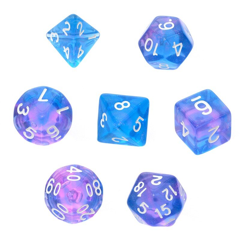 Kauliukai Rebel RPG Dice Set, Orchid kaina ir informacija | Stalo žaidimai, galvosūkiai | pigu.lt