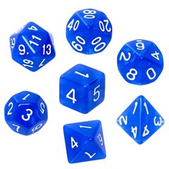 Kauliukai Rebel RPG Dice Set, Lapis Lazuli kaina ir informacija | Stalo žaidimai, galvosūkiai | pigu.lt