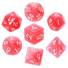 Kauliukai Rebel RPG Dice Set, Raudoni kaina ir informacija | Stalo žaidimai, galvosūkiai | pigu.lt