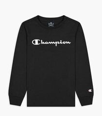 Champion детская рубашка 306117*KK001, черный 8054112612493 цена и информация | Свитеры, жилетки, пиджаки для мальчиков | pigu.lt